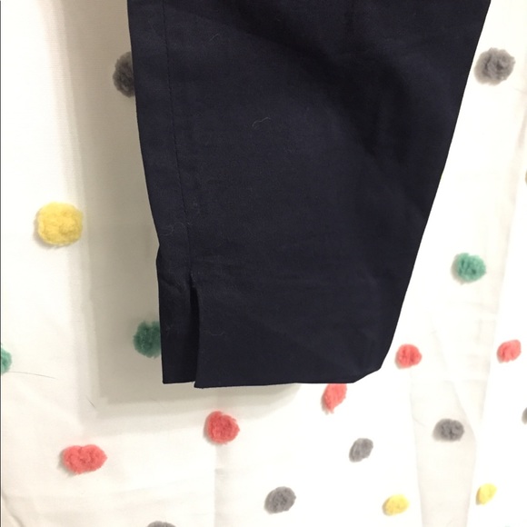 See by Chloe Navy Cigarette Leg Trousers - Picture 6 of 7